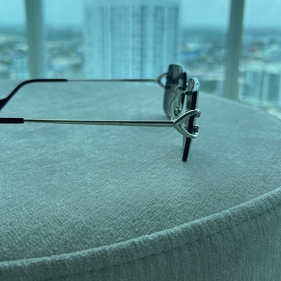 Cartier Silver Signature C de Cartier Sunglasses main image 2